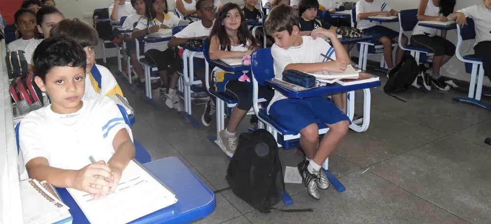 Sala de aula das turmas maiores